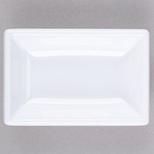 Soy Sauce Dinnerware Dish Set (4 Pack), White Melamine Side Dishes, Holding 2 oz, Set of 4 for Soy Sauce, Chilli Sauce, Vinegar, Small Appetizers & Snacks - Thumbnail 3