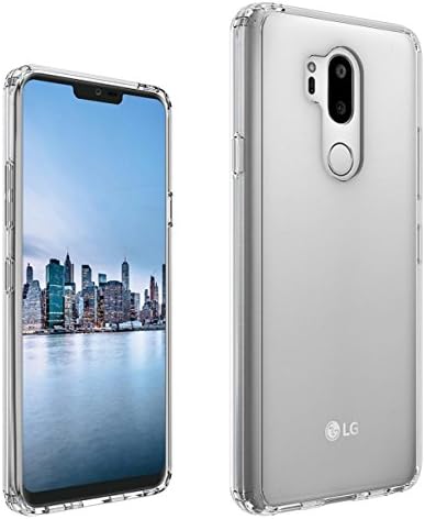 LG G7 ThinQ Case,Coohasisee Crystal Clear Soft TPU Bumper [Shock Absorption Technology] [Drop Cushion] Raised Bezels Slim Protective Cover For LG G7 ThinQ