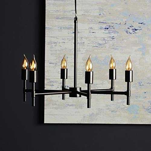 GE Lighting 66086 LED Vintage Chandelier Light Bulb with Candelabra