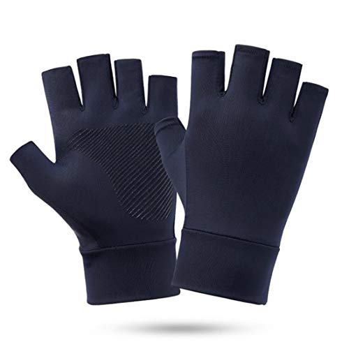 1 Paar Angelhandschuhe KYHS Unisex Outdoor Sport Ausrüstung Halbfinger rutschfest schnell trocknend Winter…