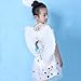 AISHN Angel Wings Feather Cosplay Halloween Party Costumes for Kids Adults Women White