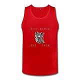 RILI TOP Men's Disclosure The Face Tank Top Size S Red