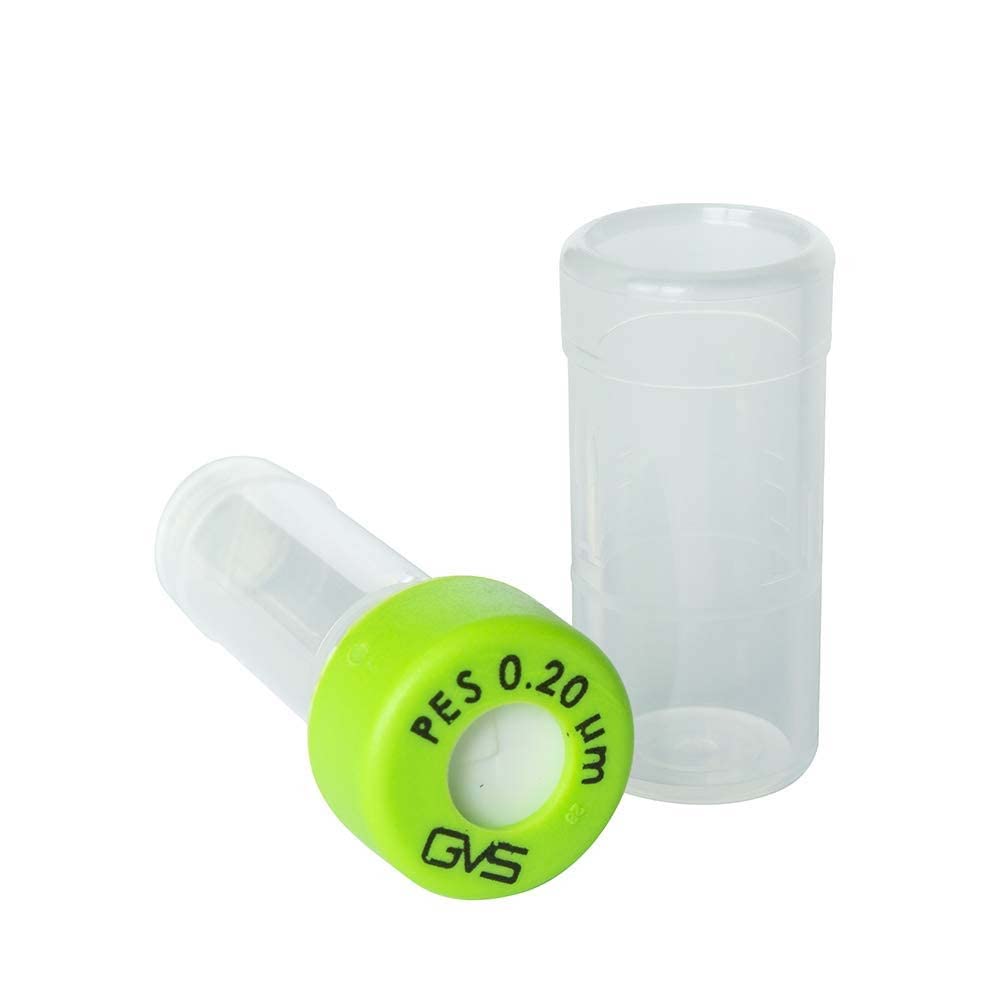 GVS Filter Technology, SEPARA Syringeless filter vial, PES Membrane, 0.2µm, 100/pk