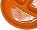 Set of 4 Divided Toddler Plates Set for Baby Plate, Kids, Children, BPA Free Silicone for Feeding by Salbree (7.5