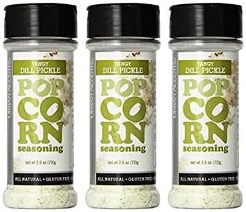 Tangy Dill Pickle Popcorn Seasoning 2.6oz (Pack of 3)