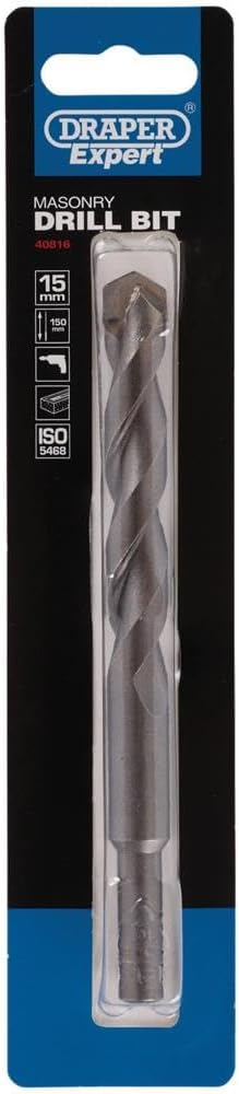 Draper Expert Masonry Drill Bit MD12PB Blue 15 x 150 mm