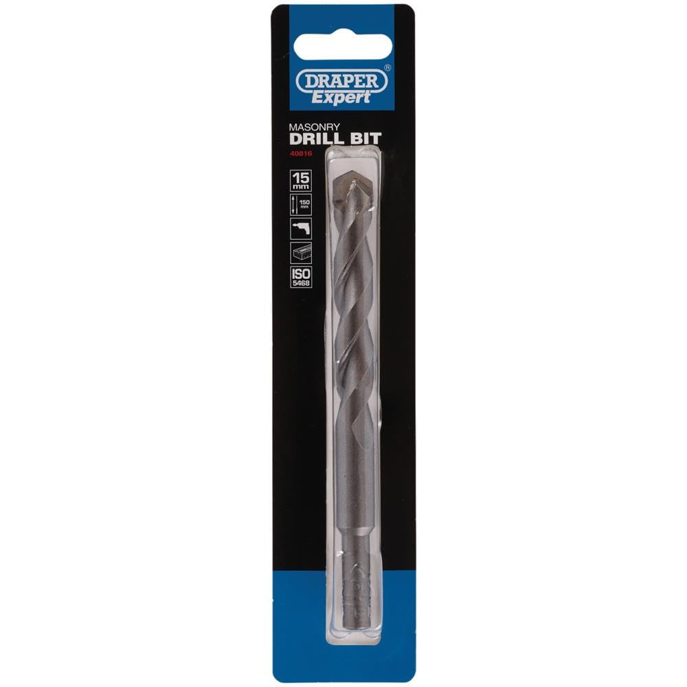 Draper MD12PB Expert Masonry Drill Bit, Blue, 15 x 150 mm