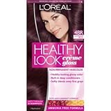 L'Oreal Healthy Look Creme Gloss Hair Color 4Br Dark Red Brown Cherry Chocolate, 1 ct (Pack of 3)