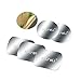 aLLreLi 6 Pack Metal Plates with Adhesive for Car Mount Phone Holder Cradle, 3 Pack Rectangular and 3 Pack Round