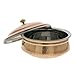 Donga Indian Serveware Soup Tureen - 1 Large Bowls with Lids - Indian Handicrafts - Copper Kitchenware