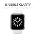 Insten Crystal Clear Black Case Compatible with Apple Watch Series 1 42mm Case, [Ultra Thin Slim Fit][Anti-Shock][All Around Protection] Snap-in Hard Case Skin Cover, Clear Black
