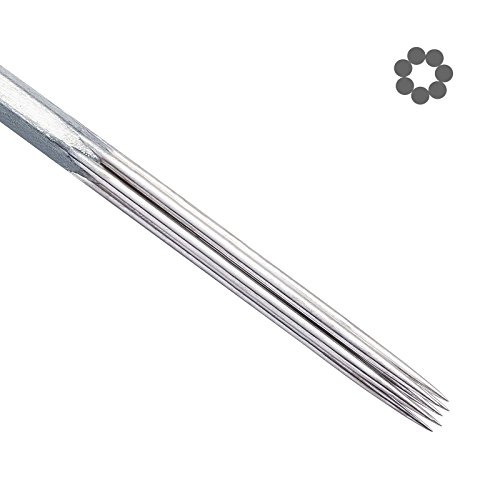ACE Needles 50 Mixed Assorted Tattoo Needles 10 Sizes - Round Shader 3 5 7 9 11 15 RS RM