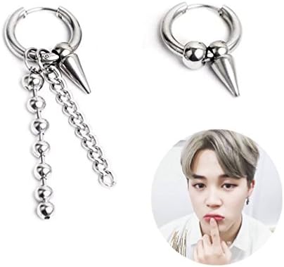 Unisex Bangtan Boy KPOP BTS Album JIMIN Stud Earring 1 Pair