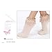 FOXNOVO 5 Pairs of Vintage Lace Cotton Ruffle Frilly Ankle Crew Socks