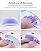 Deep Dream 84w UV LED Nail Lamp Gel Polish Light Nail Dryer with 4 Timer Fingernail Toenail Curing Lamps Professional Salon