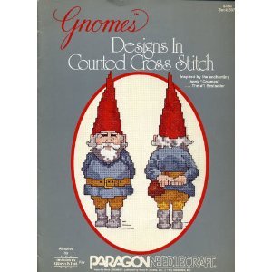 Cross Stitch Gnomes Designs in Counted Cross Stitch....Inspired By the Enchanting Book 