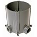 Non-Metallic Floor Box for Concrete Pour, with 3/4 and 1 in. Hubs
