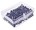 300 Pieces Map Tacks, 1/5 Inch Push Pins Plastic Beads Head Stainless Steel Wire for Office Marking, Hanging Pictures, Photos and Documents (Black)