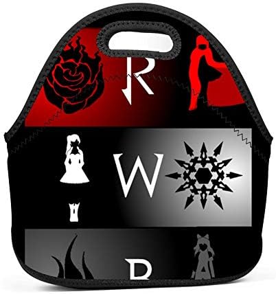 Lunch Bag RW-by Four Color Girls Lunch Box Tote 3D Waterproof Lightweight for Women Men Boys Girls School Work