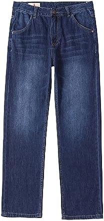 Men's Loose-Fit Jean Trousers Cargo Work Straight Leg Jeans
