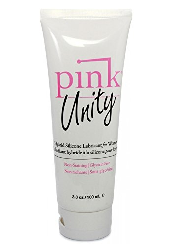 Pink Unity Hybrid Personal Lubricant Hypoallergenic Formula Combines Water and Silicone Bases : Size 3.3 Oz. /100 Ml