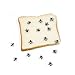 O-Best 100Pcs Mini Flies Verisimilar Magic Trick Joke Toy HALLOWEEN PROP Prank Plastic Flies Kidding Novelty Halloween