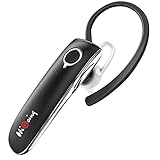 Bluetooth Headset, HiGoing Wireless In-ear Headphone Business Earbuds Driving Earpiece Earphone Built-in Mic with Secure Hook for Cell Phone iPhone 7 6S Plus Android Samsung Verizon etc - HB01