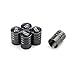 TK-KLZ 5Pcs Chrome Car Tires Valve Stem Caps for Land Rover Range Rover Sport Evoque Discovery Freelander Defender LXV Decorative Accessories