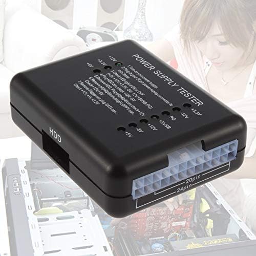 Power Supply LED 20/24 Pin for PSU ATX SATA HDD Tester Checker Meter PC Computer tester for PC-Power