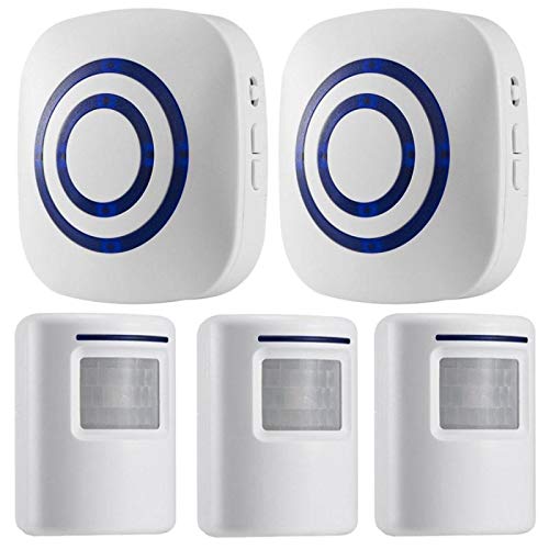 Motion Sensor Alarm, Wireless Security Driveway Alarm, Home Motion Sensor Detect Alert with 3