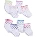 Gerber Baby Girls' 8-Pair Sock, Polka dot, 0-6 Months