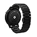 Motorola Moto 360 2nd Gen 42mm Wi-Fi + Bluetooth Smartwatch - Black Bezel - Black Case - Black Plastic (G-Shock Style) Band (Renewed)