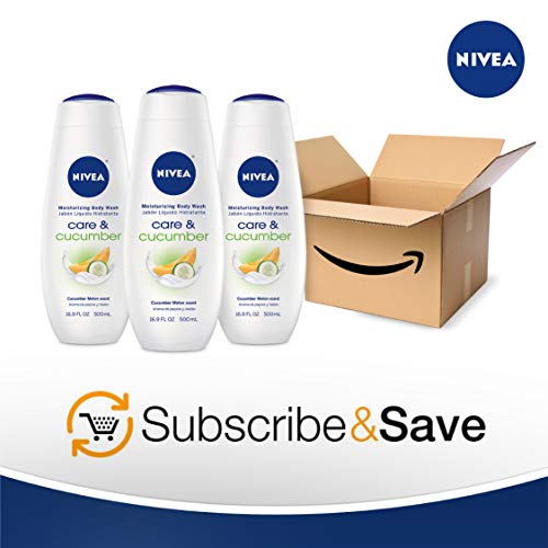 image for NIVEA Care & Cucmber Moisturizing Body Wash - Revitalizing Scent for N