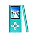 RHDTShop MP3 Player MP4 Player with a Internal 16GB Card, Ultra Slim 1.7 inch LCD Screen, Support UP to 64GB Card, Rechargeable Battery, Portable Digital Music Player, Video Player, E-Book-Blue&White