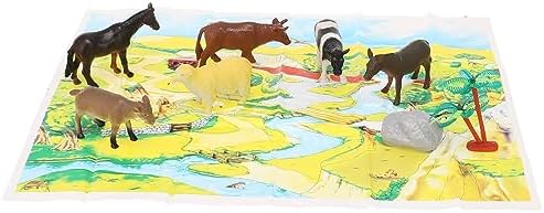 Hs natural world plastic farm animal mini figures for kids - Main Image