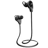 Bluetooth Earphones,DLAND Wireless Mic Noise Canceling Stereo Headphone Headset-In-Ear With Microphone Sweatproof Sports Running Gym Earbuds for Common Bluetooth Devices