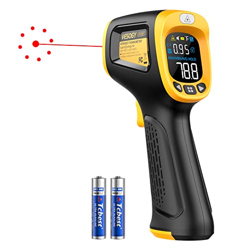 Infrared Thermometer Temperature Gun 58°F 932°F, Digital Laser