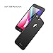 Compatible with iPhone 8 Case - 360 All-around Protective Cover Thin Slim Fit [Non-Slip] Dual Layer Hard Case With Tempered Glass Screen Protector (Black)