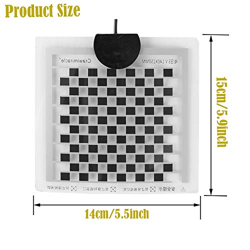 ATian Reptile Heating Pad, 5V 5W USB Reptile Heat Mats Reptile Tank Warmer with Temperature Controller for Turtle, Tortoise, Snakes, Lizard, Gecko, Spider, Crawler - Safety Aquarium Tortoise Heat Mat