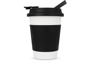 LIGHTERUSA Coffee Cupsy Mini Hookah, White/Black