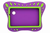 Incipio iLab Skyler FUN Shock Absorbing Case for Verizon Ellipsis 7 Purple & Green