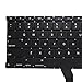 Padarsey New Backlit Backlight US Keyboard with 80 PCE Screws Compatible for MacBook Air 13