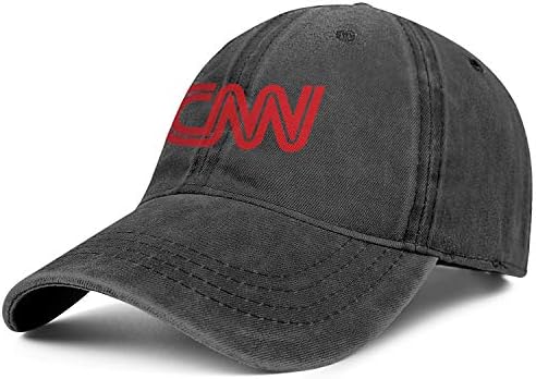 CBS-Evening-News- Men's Vintage Washed Distressed Trucker Hat Hiking Twill Denim Hat