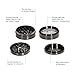 Herb Grinder, Ohuhu 4 Piece 2.38