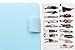 YBGYZP A5 Ring Binder, Planner Organizer with Snap Button Mint YA125