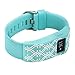 WITHit XO Your Sister Designer Sleeve Compatible with Fitbit Charge/Fitbit Charge HR - Band Cover - Arabesque Teal/White