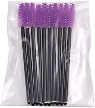 Amazon Beauty Channel 使い捨てスクリューブラシ 10本 パープル スクリューブラシ アイラッシュコーム アイラッシュブラシ ブラシ スティック コーム まつげエクステ まつ毛エクステ まつエク マツエク Beauty Channel メイクアップブラシ 通販