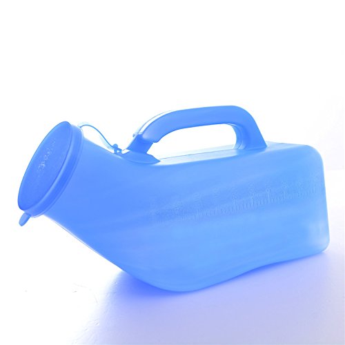 Gloveleya Male Plastic Urinal Men's Potty Pee Bottle for Camping Car Travel 1000ML