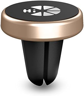 Car Mount, HiOrange Universal Air Vent Mobile Phone Magnetic Car Mount Holder for Smartphone iPhone 7 Plus 6S 6 5s 5 SE, Galaxy S8 S7 S6 Edge, Note 5 4 2 and Mini Tablets-Jazz golden