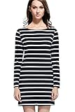 S-ZONE Women's Autumn Long Sleeve T-shirt Dress